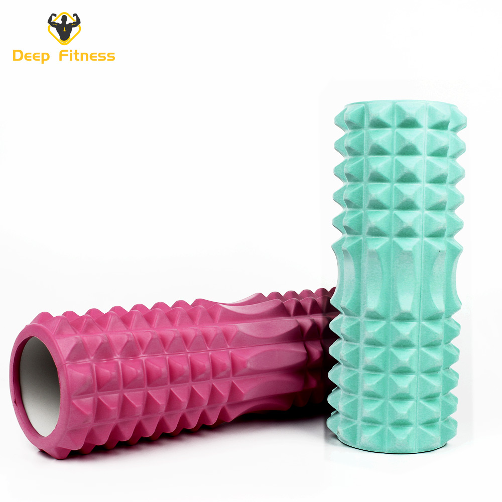 High Density Speckled Black Foam Rollers for Myofascial Release/Pilates/Trigger Point Massage/Muscle
